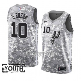 San Antonio Spurs DeMar DeRozan 10 2018-19 Nike Harmaa Pelipaidat Swingman - Lasten